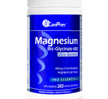 CanPrev Magnesium Bis-Glycinate 400 Ultra Gentle 240g Discount