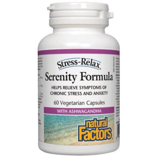 Natural Factors Stress-Relax Serenity Formula 60 Veggie Caps Online Hot Sale