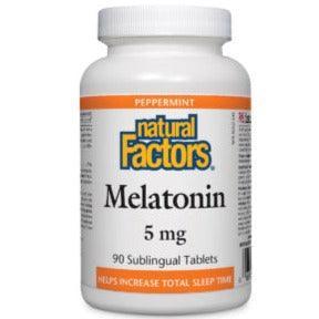 Natural Factors Melatonin 5mg 90 Sublingual Tabs Online