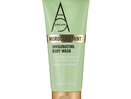 ARGAN MOROCCAN MINT INVIGORATING BODY WASH 200 ML Online now