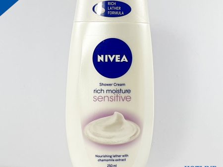 NIVEA RICH MOISTURE SENSITIVE SHOWER CREAM 250 ML Online Sale