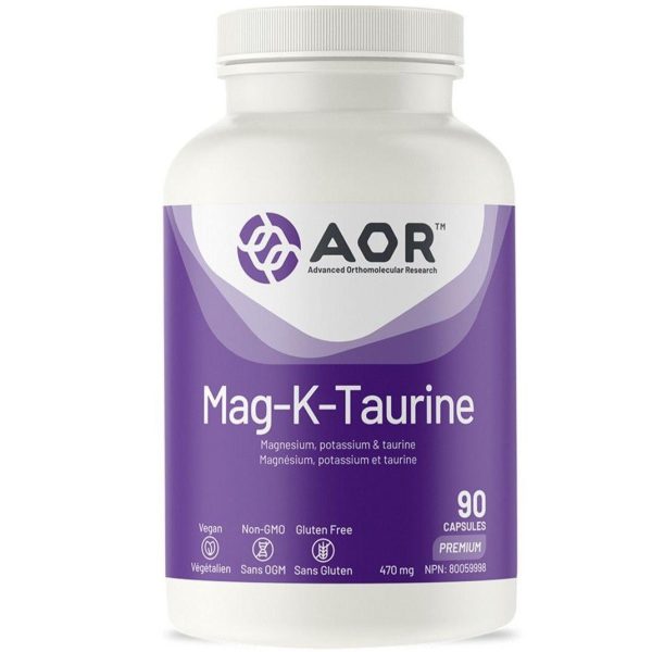 AOR Mag-K-Taurine 470 mg 90 Caps Sale