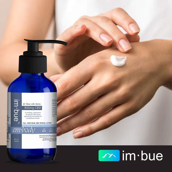 Imbue 800mg Embody CBD Lotion of Full Spectrum Hemp Extract Online now