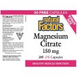 Natural Factors Magnesium Citrate 150mg 210 Caps For Cheap