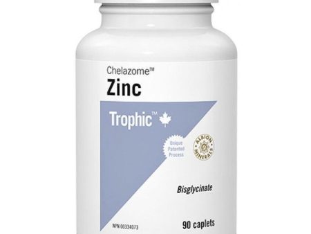 Trophic Zinc Chelazome 15mg 90 Caplets For Cheap