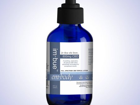 Imbue 800mg Embody CBD Lotion of Full Spectrum Hemp Extract Online now