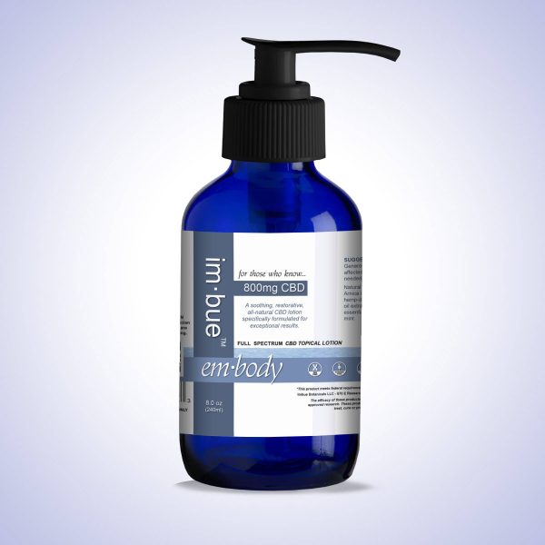 Imbue 800mg Embody CBD Lotion of Full Spectrum Hemp Extract Online now