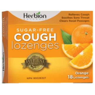 Herbion Sugar Free Cough Lozenges Orange 18 Lozenges Hot on Sale