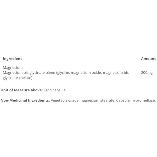 Cyto Matrix Magnesium Bis-Glycinate 200mg 90 Veggie Caps For Sale