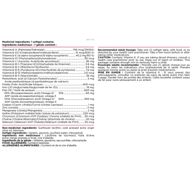 Platinum Naturals EasyMulti Prenatal 120 Softgels Discount