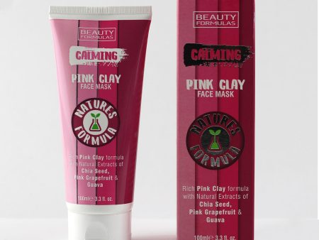 BEAUTY FORMULAS CALMING PINK CLAY FACE MASK 100 ML Online Hot Sale