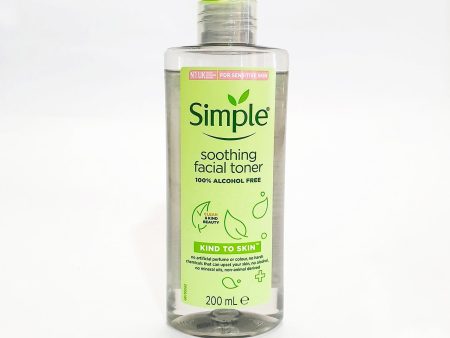 SIMPLE SOOTHING FACIAL TONER 200 ML For Discount