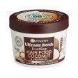 GARNIER ULTIMATE BLENDS SMOOTHING HAIR FOOD COCONUT & MACADAMIA 3-IN-1 HAIR MASK 390 ML Hot on Sale