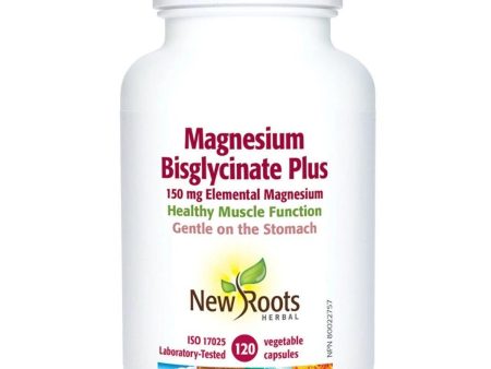 New Roots Magnesium Bisglycinate Plus 120 Veggie Caps on Sale