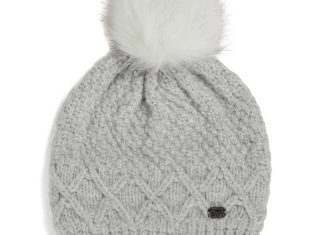 Cold tuque tricotée avec pompon en fausse fourrure Online Hot Sale