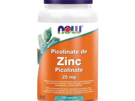 NOW Zinc Picolinate 100 Veggie Caps For Discount