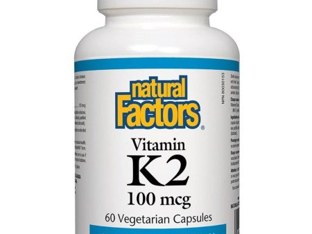 Natural Factors Vitamin K2 100mcg 60 Veggie Caps Discount