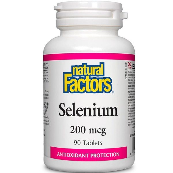 Natural Factors Selenium 200mcg 90 Tabs Fashion