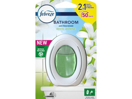 FEBREZE BATHROOM AIR FRESHENER WHITE JASMINE 7.5 ML For Discount