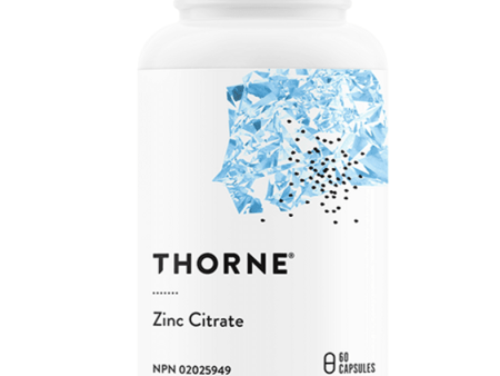 Thorne Zinc Citrate 60 Caps Online