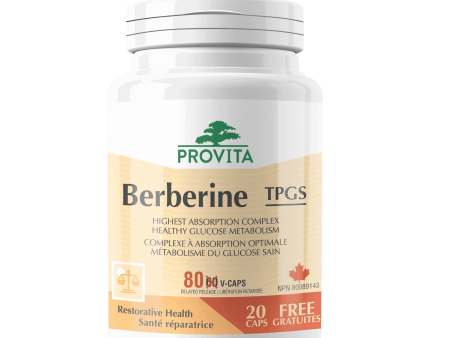 Provita Berberine TPGS 80 Delayed Release Veggie Capsules (Bonus Pack) Hot on Sale