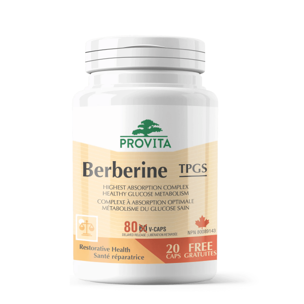 Provita Berberine TPGS 80 Delayed Release Veggie Capsules (Bonus Pack) Hot on Sale