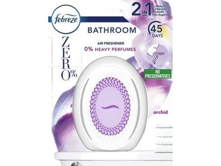 FEBREZE  BATHROOM AIR FRESHENER ZERO % HEAVY PERFUMES ORCHID  7.5 ML For Sale