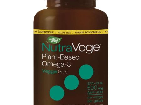 NutraSea Nutra Vege Omega-3 Veggie Gels 75 Softgels on Sale