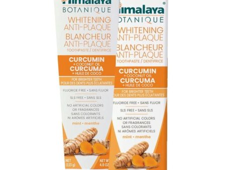 Himalaya Whitening Antiplaque Toothpaste Turmeric + Coconut Oil Mint 113g Supply