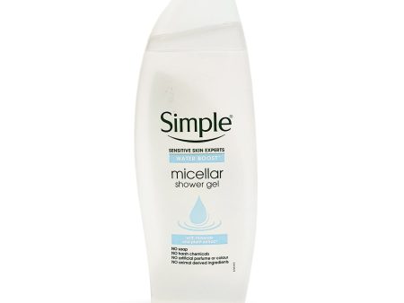 Simple Micellar Water Shower Gel, 500 ml Supply