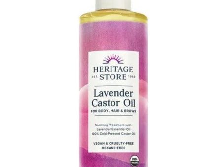 Heritage Products Organic Castor Oil Lavender 237ml Sale