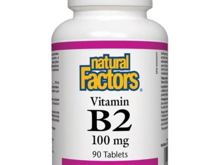 Natural Factors Vitamin B2 Riboflavin 100mg 90 Tabs Sale