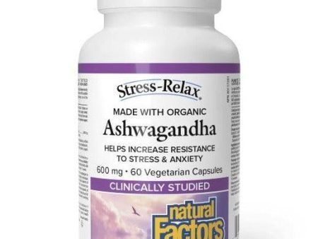 Natural Factors Ashwagandha 600mg 60 Veggie Caps For Cheap