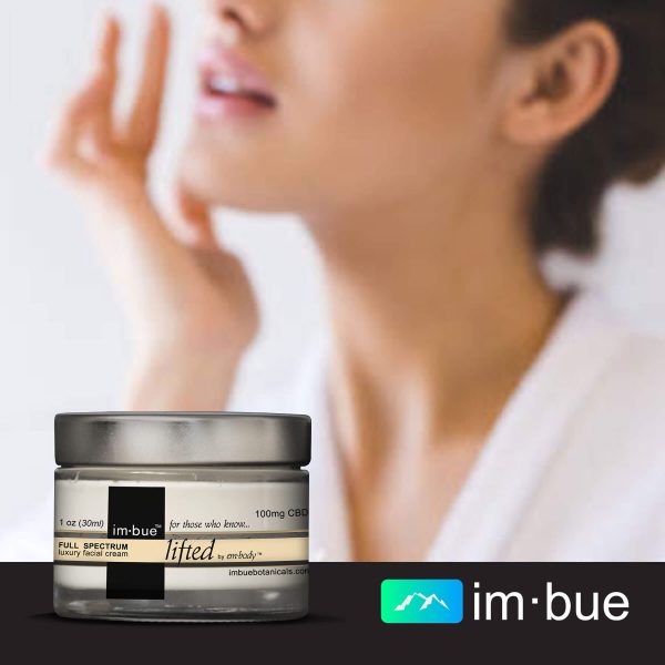 Imbue 100mg Topical CBD Facial Cream of Full Spectrum Hemp Extract Online now