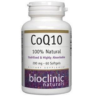 Bioclinic Naturals CoQ10 - 200 mg 60 Softgels Hot on Sale