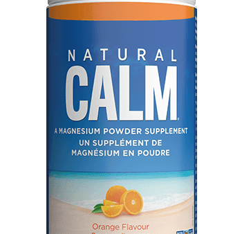 Natural Calm Magnesium Citrate Powder Orange 16 oz Online Sale