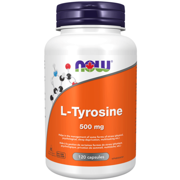 NOW L-Tyrosine 500 mg 120 Caps Online Hot Sale