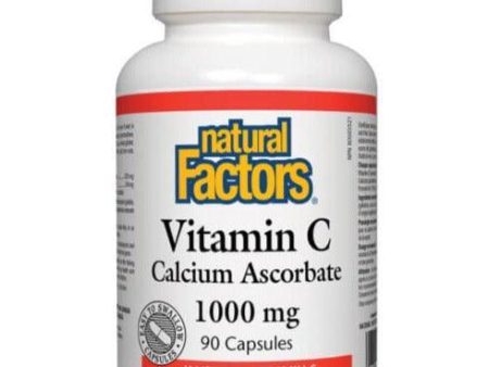 Natural Factors Vitamin  C Calcium Ascorbate 1000mg 90 Capsules For Cheap