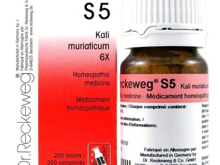 Dr. Reckeweg S5 6X Kali Muriaticum 200 Tabs For Discount