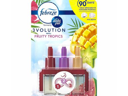 FEBREZE AMBIPUR 3 VOLUTION REFILL FRUITY TROPICS 20 ML For Discount