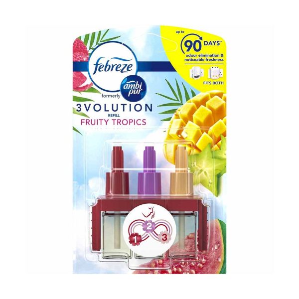 FEBREZE AMBIPUR 3 VOLUTION REFILL FRUITY TROPICS 20 ML For Discount