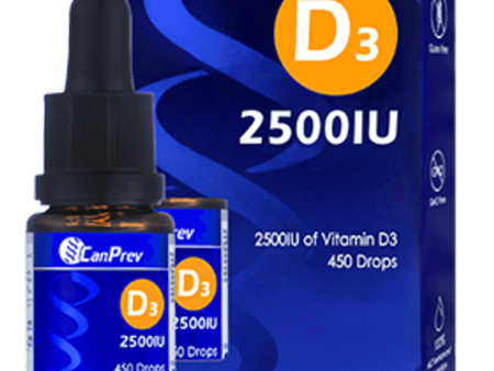 CanPrev D3 DROPS 2500IU (MCT BASE) 15ml Cheap