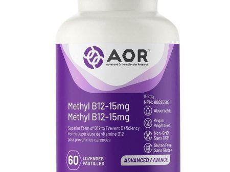 AOR Methyl B12 15mg 60 Lozenges Supply