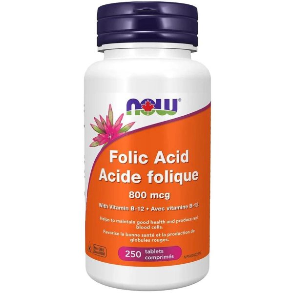 Now Folic Acid 250 Tablets Cheap