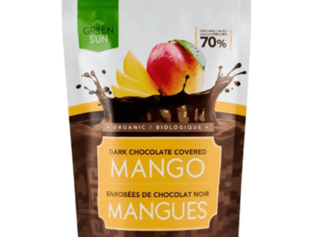 Green Sun Organic Vegan Dark Chocolate Covered Mango Sale