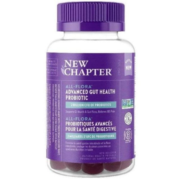 New Chapter All Flora Advanced Gut Health Probiotic 60 Gummies *Buy 1 Get 1 Free* Online now