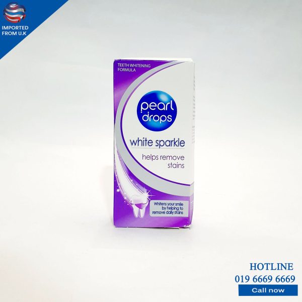 PEARL DROPS WHITE SPARKLE TEETH WHITENER 50 ML For Sale