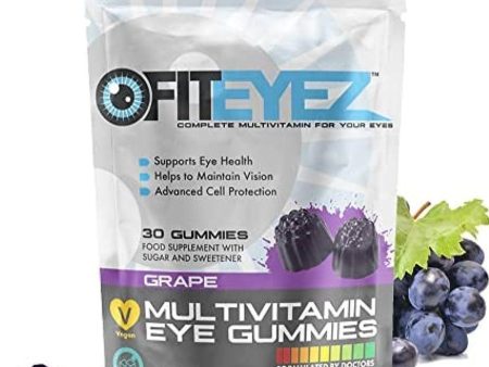 Fit Eyez Multivitamin Eye Gummies Grape Flavour 30 Gummies Online now