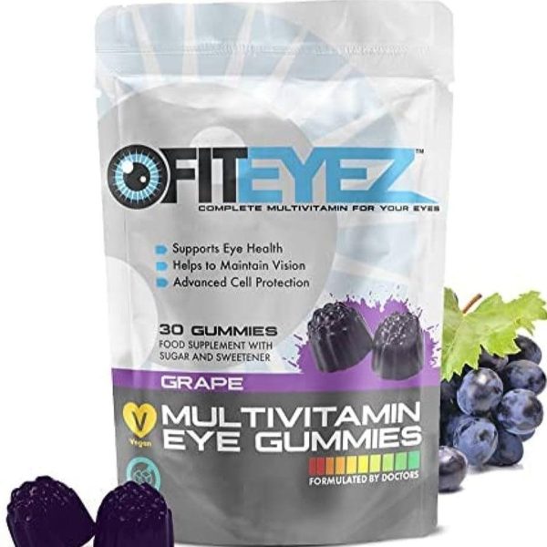 Fit Eyez Multivitamin Eye Gummies Grape Flavour 30 Gummies Online now