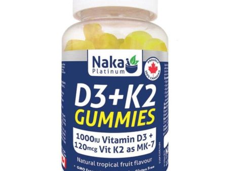 NAKA Platinum D3+K2 Gummies - 60 gummies For Discount